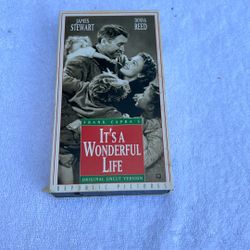 It ‘s A Wonderful Life Classic VHS 