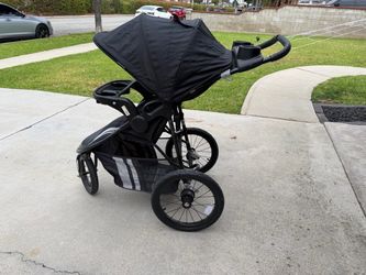 Black Jogging Stroller with Canopy