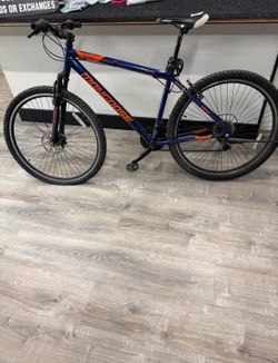 Mongoose exhibit 6061 alloy (2356) front tire flat