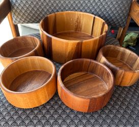 Wood Bowl Set