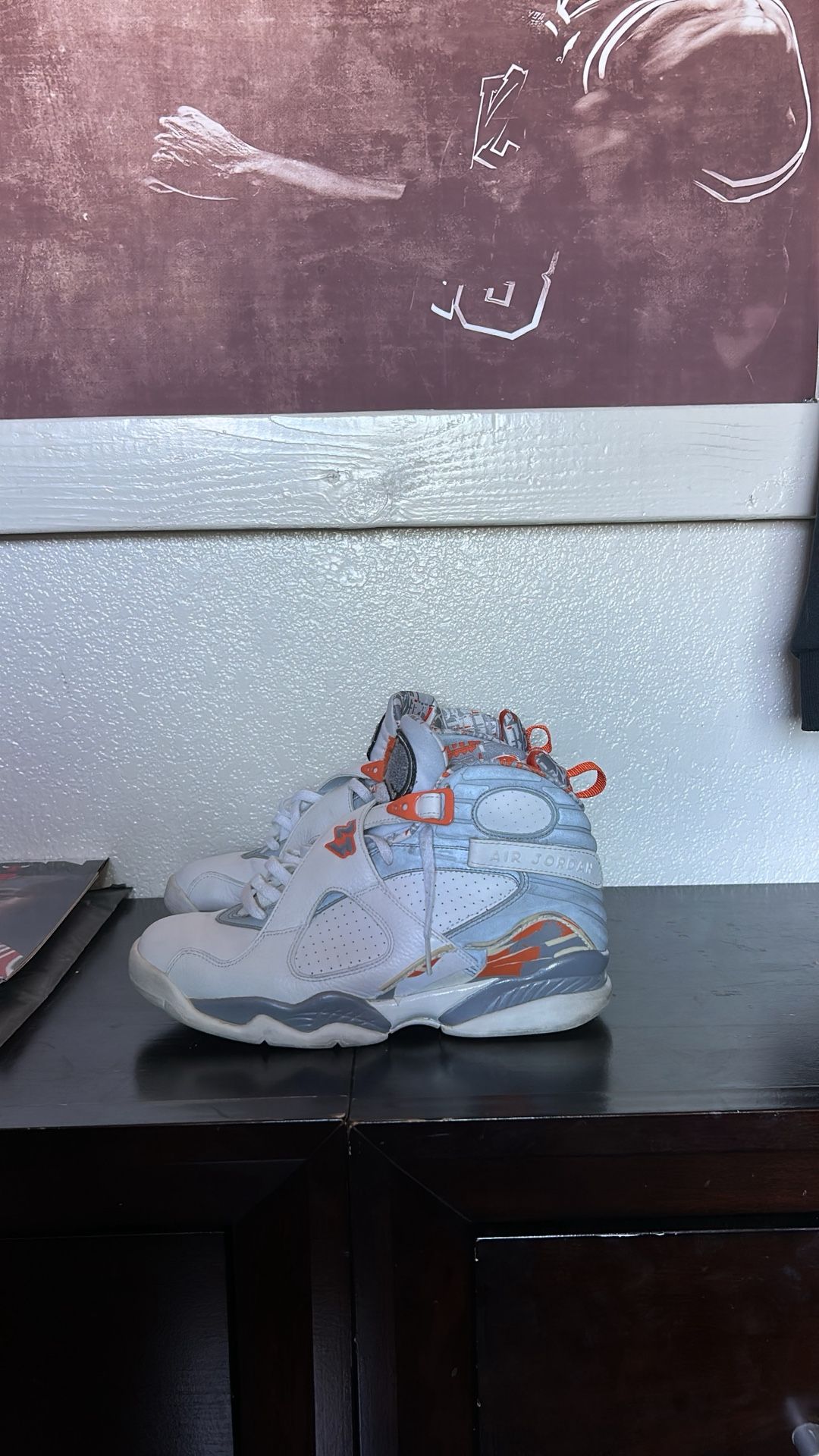 Air Jordan 8 Orange Blaze 