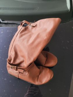 Red-Brown Boots Size 7