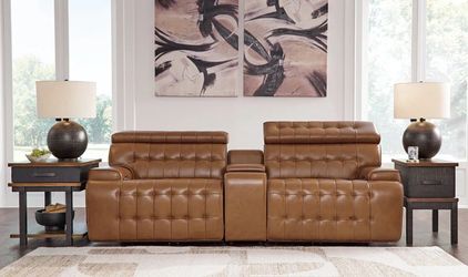 2-Piece Power Reclining Sectional Loveseat