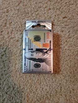 Dollar Picture Foil Effect Playing Cards Deck