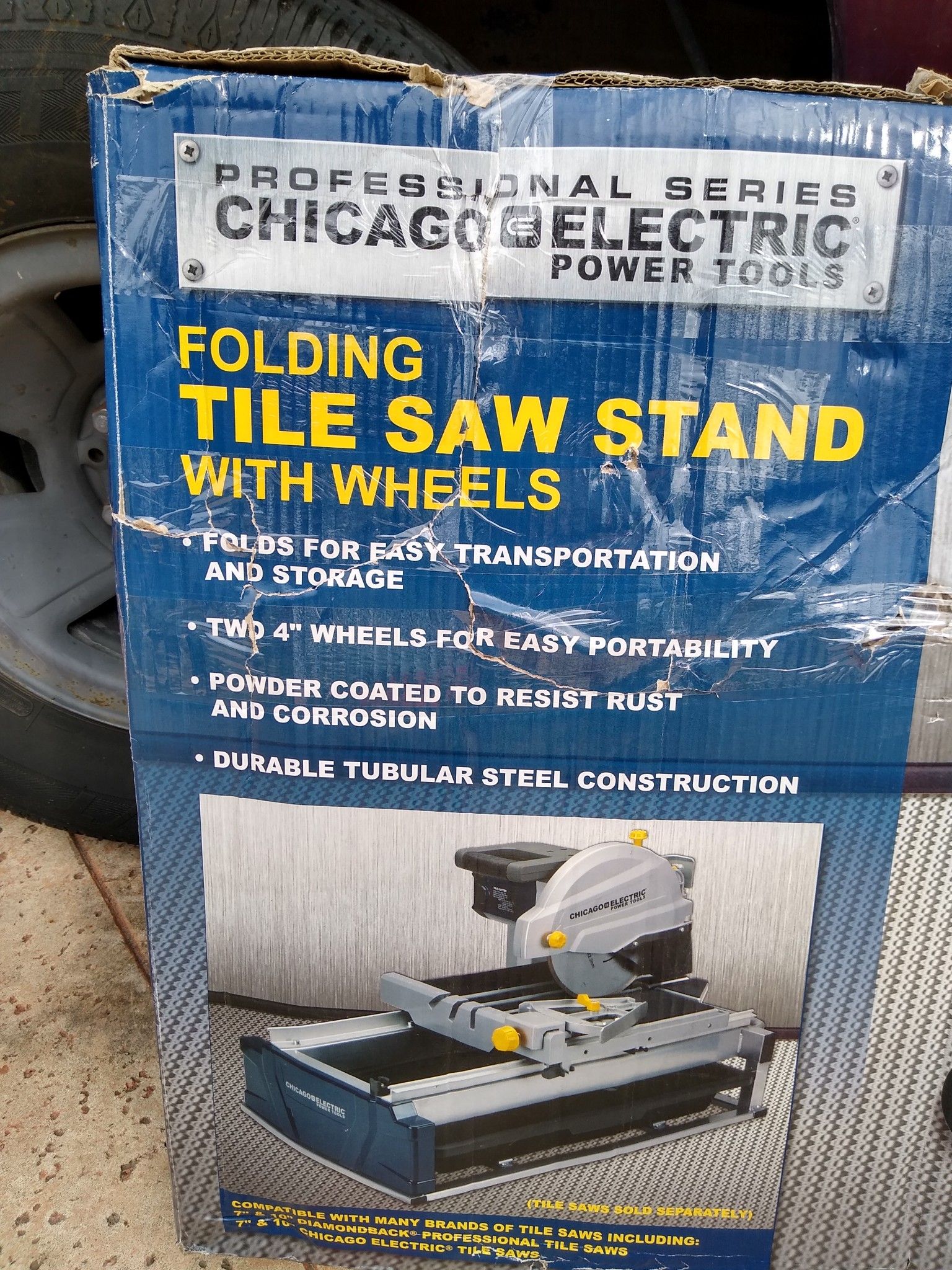 Pro Series Stand for tile saw - new