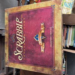 Scrabble 50th Anniversary Collector’s Edition (1998) – Rotating Board, Vintage Look!