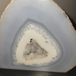 Milky Grey Agate Geode 🔮 
