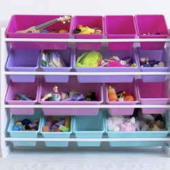 16 Storage Bin Organizer 