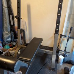 Weight Bench And Weights