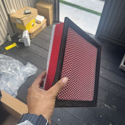 Washable performance air filter. F150