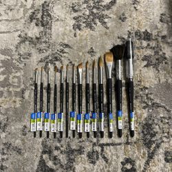 Princeton: Aqua Elite Series - Synthetic Watercolor Paint Brush Bundle #2 (14)