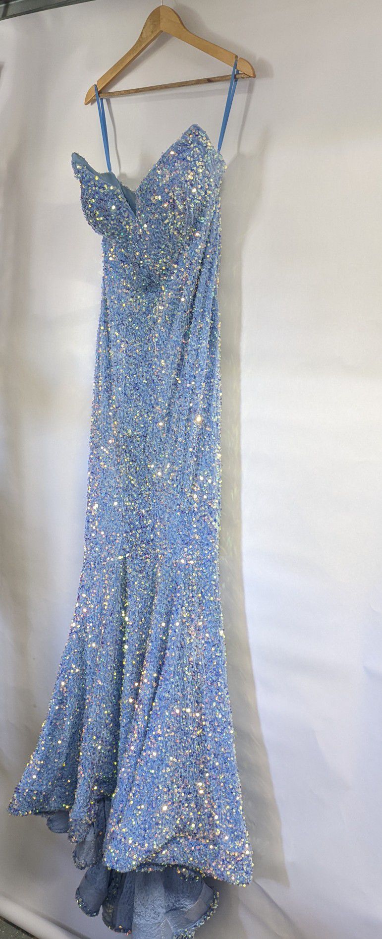 Blue Sequin Dress Size 12