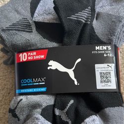 Puma socks 10 pairs $20 dollars 