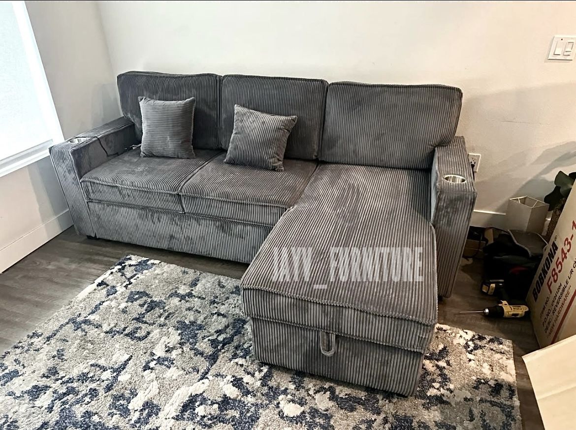 New Dark Gray Sofa