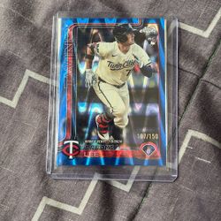 Brooks Lee Numbered 107/150 Rookie Topps Chrome