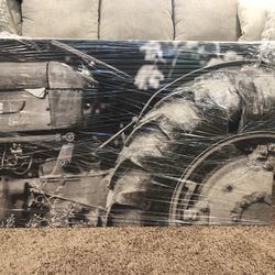 Tractor Canvas Wall Art 