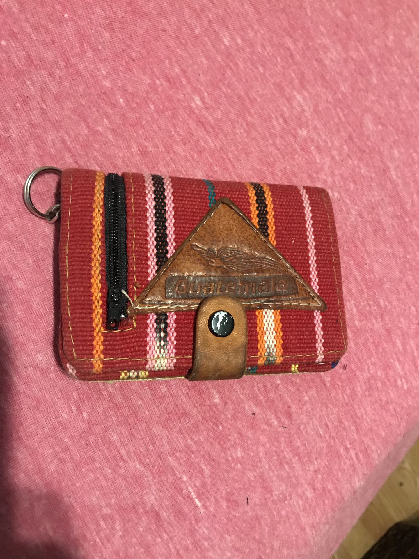 Coin purse with traditional colors from Guatemala