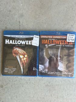 Halloween 1+2 Blu-Ray Sealed DVDs