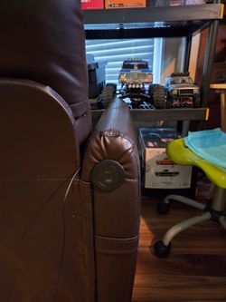Brown Leather Couch