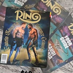 Canelo Vs Crawford Ring Magazine Special Edition 