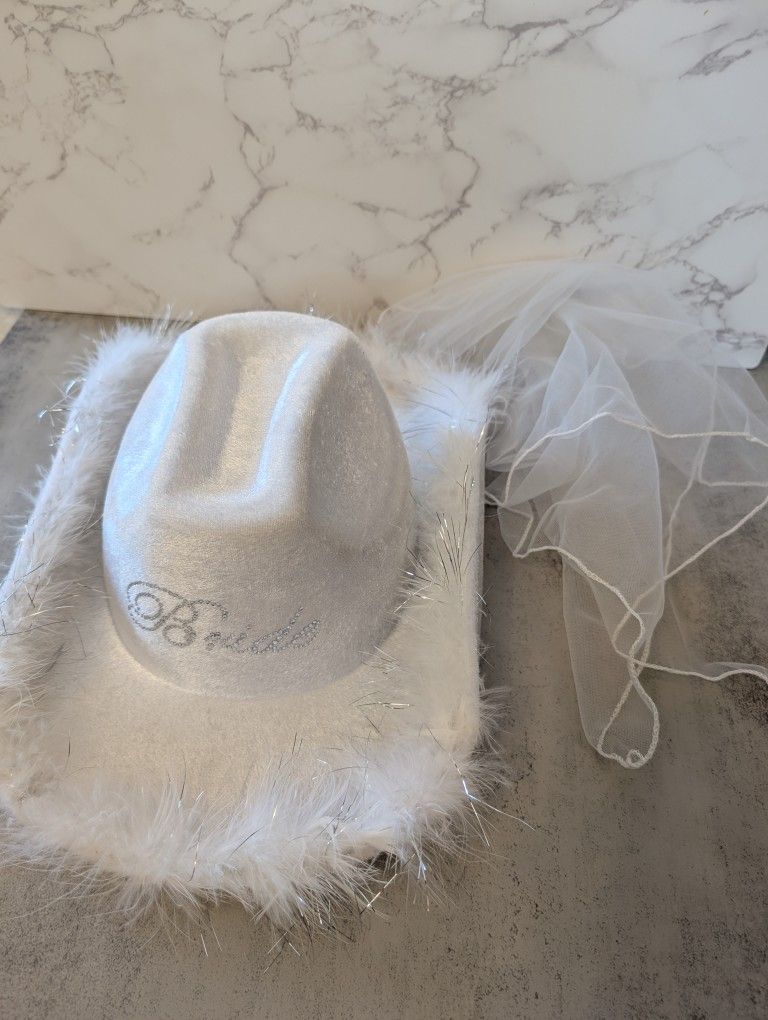 Bride Cowboy Hat
