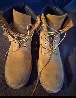 Timberland Wheat Nubuck Lace-Up Boots