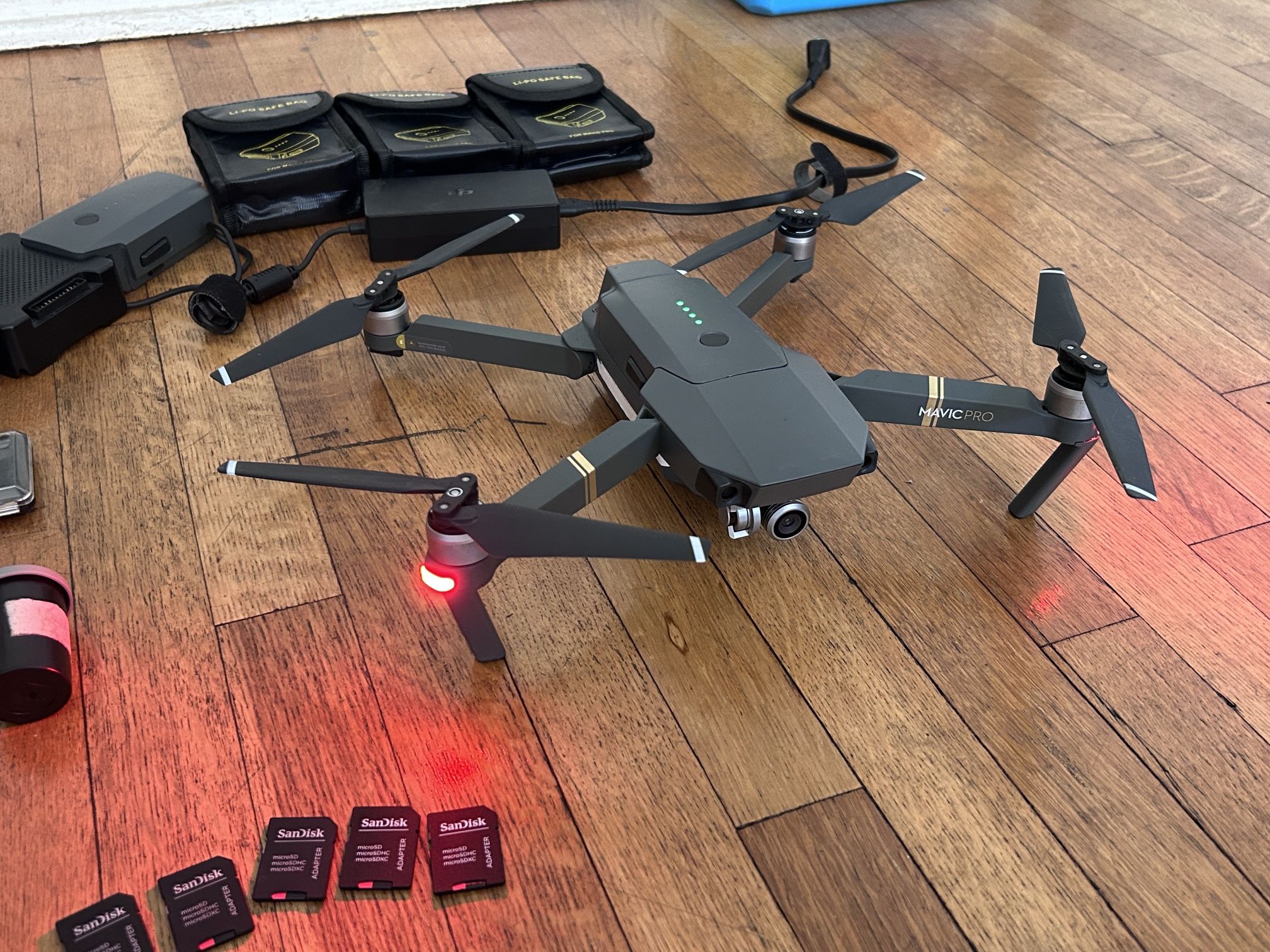 DJI Mavic Pro 4K Drone Fly More Combo with Extras!
