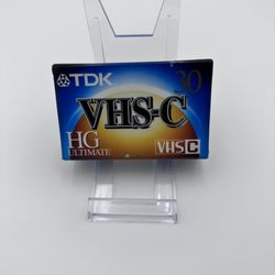 TDK VHS-C HG Ultimate 30 Camcorder Tape VHS-C Brand New Sealed TC-30HG