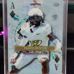 Wild Card Stacked Deck Back 2 Back 1/1 Tetairoa McMillan Travis Hunter