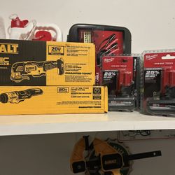 Milwaukee Dewalt Tools Brand New Ratchet , Impact Drill , Multi Tool 