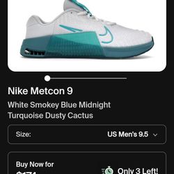 Nike Metcon 9 "White Dusty Cactus"