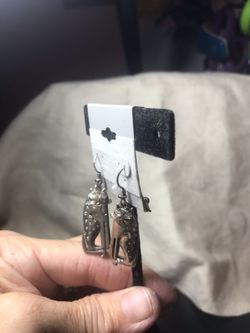 Laurel Burch silver earrings