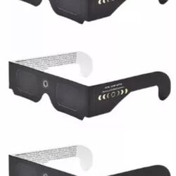 5 Pairs Solar Eclipse Glasses $10