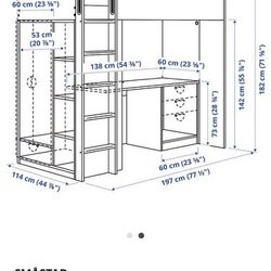 Bed Frame With Desk 