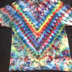 Hand Made V Pattern Tiedyes
