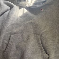 Champion Women’s Hoodie Grey Medium 