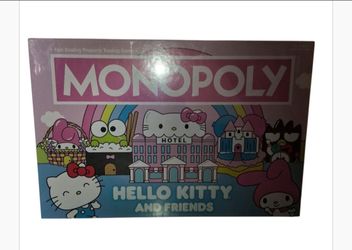 NEW Sealed Monopoly Hello Kitty and Friends Board Game Sanrio Op Games