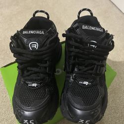 All Black Balenciagas Runners.