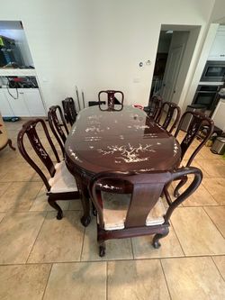 Rosewood dining table