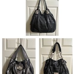 Black Leather Purses - Sold Separately