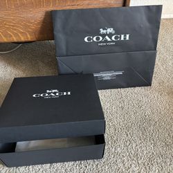 Coach Box and Shopping Bag