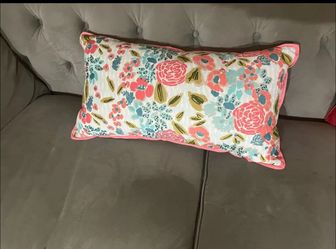 Floral Decorative Pillow