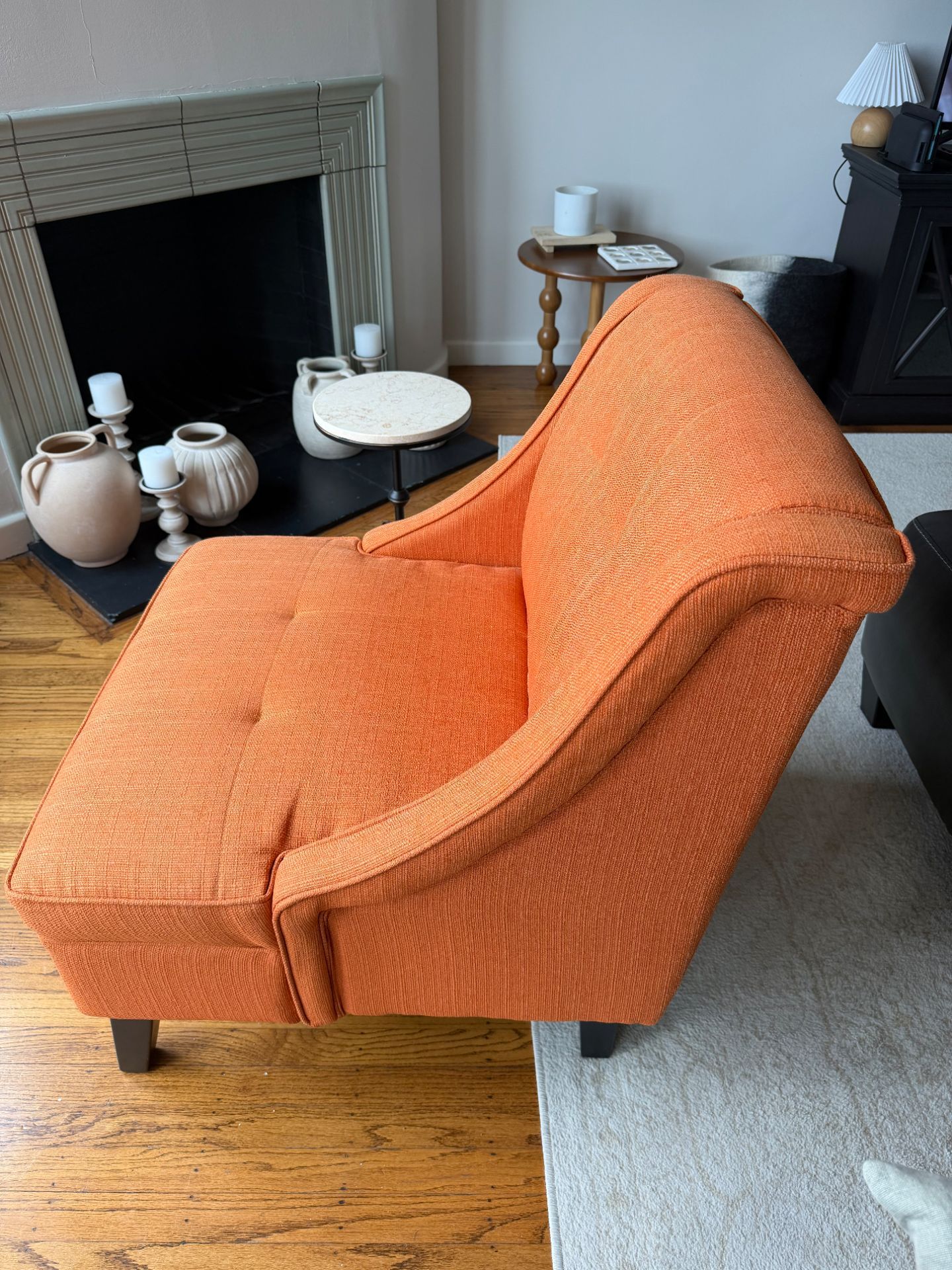 Orange Accent Chair