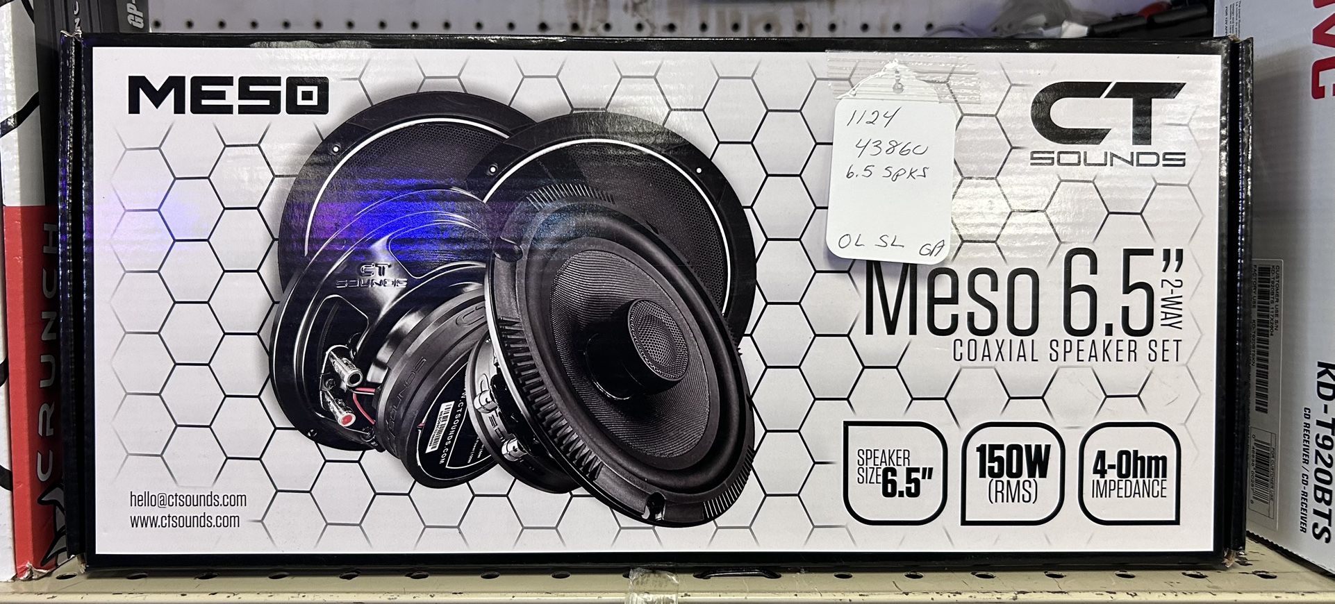 CT Sounds Meso 2-Way Coaxial Speaker Set