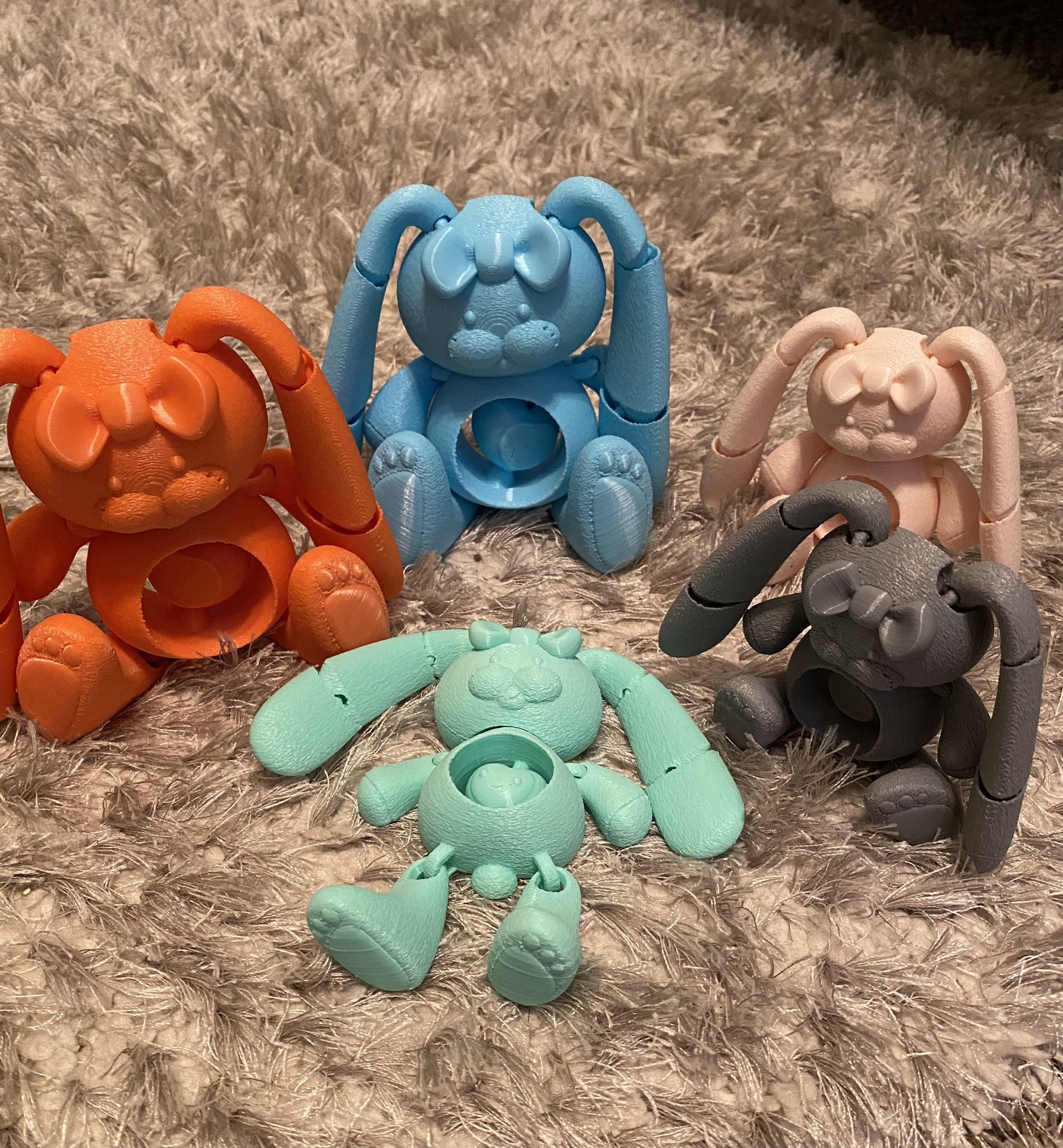 3D Printed Flexible Bunny