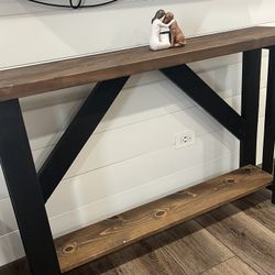 Wooden Living Room Console Table