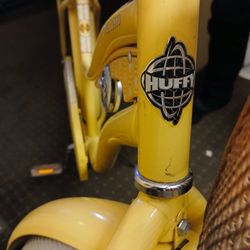 Yellow Huffy Bike Cup