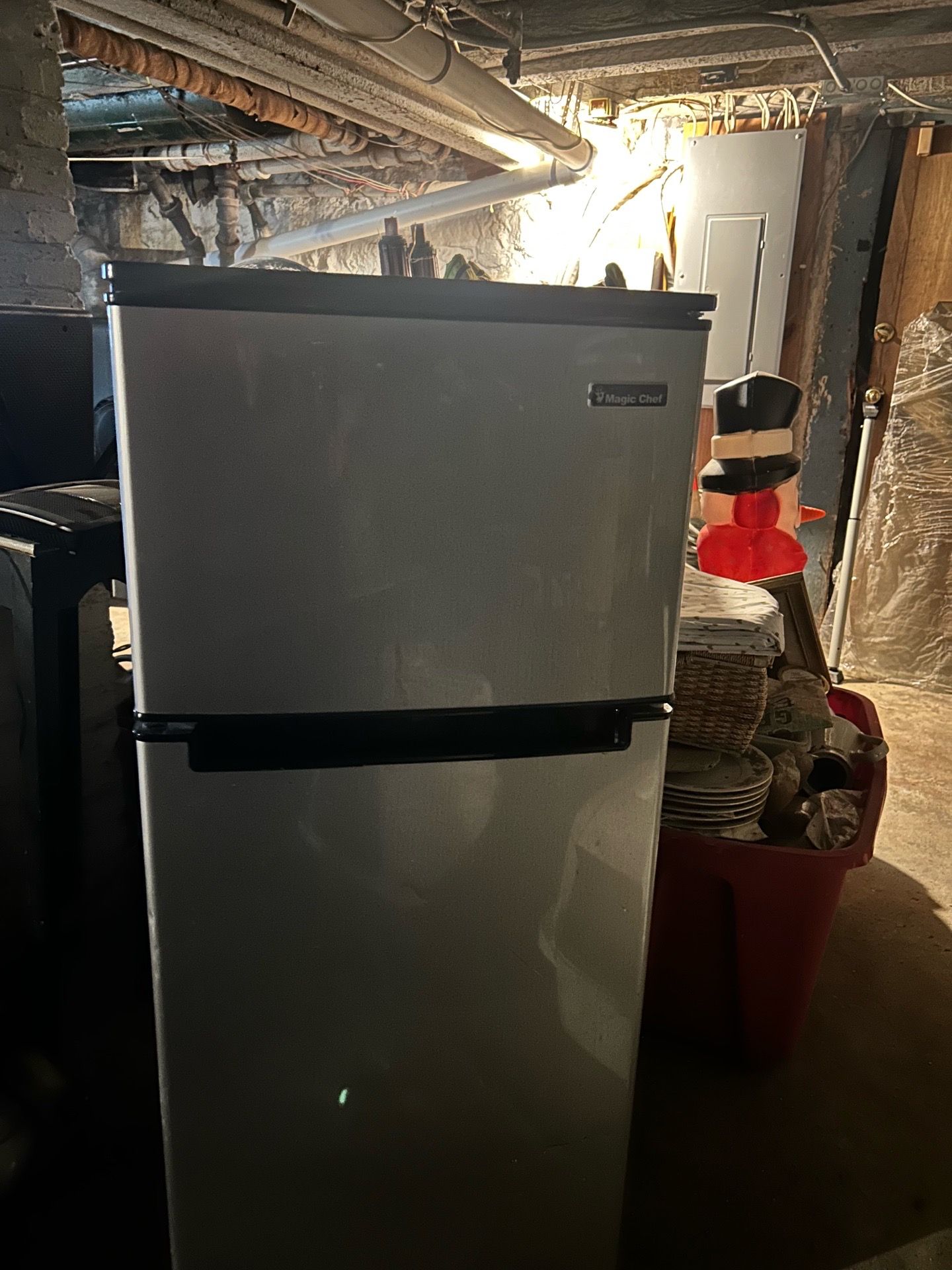 Chrome Magic Chef Refrigerator