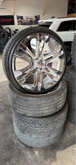 26x10 wheels chrome 6x139