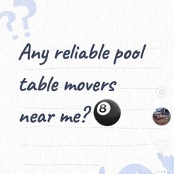 Need Help To Moved Pool Table 